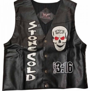 Stone Cold Steve Austin Leather Vest