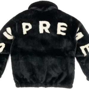 Supreme Faux Fur Bomber Black Jacket