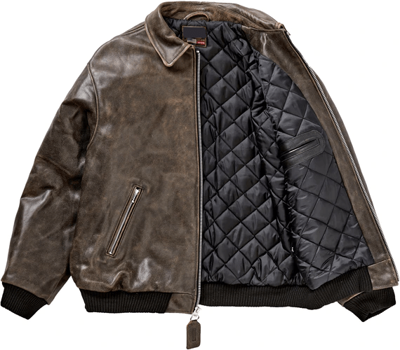 Supremes Vanson Worn Leather Jacket
