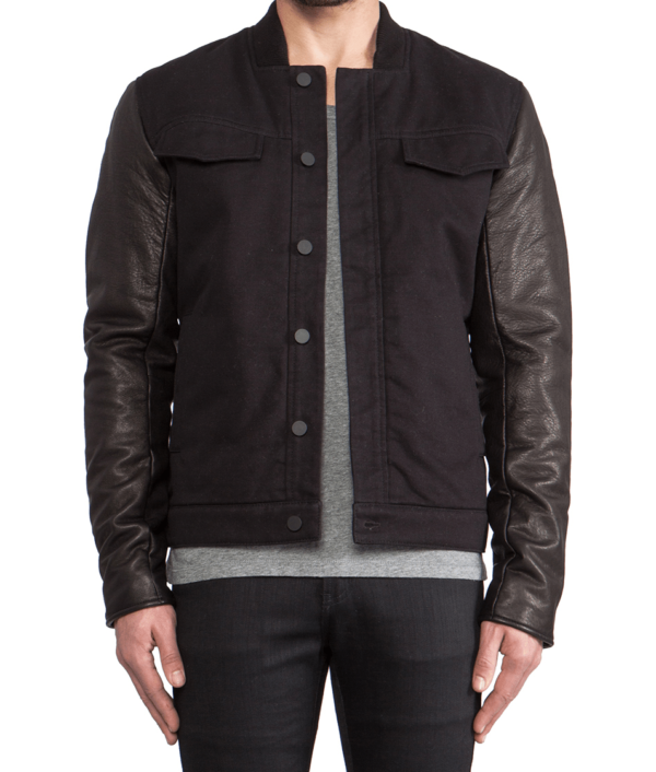 T By Alexanders Wang Leather Jacket