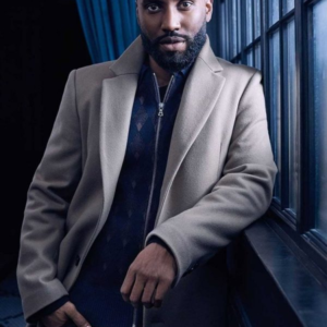 Tenet John David Washington Wool Coat