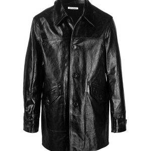The Legacy Trendproof Buta Black Leather Coat