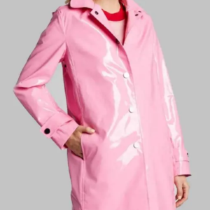 The Today Show Savannah Guthrie Pink Rain Coat