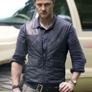 The Walking Dead Governor black Quilted Vest