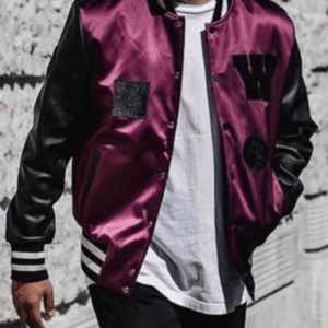The Weeknd H&M Purples Varsity Jacket