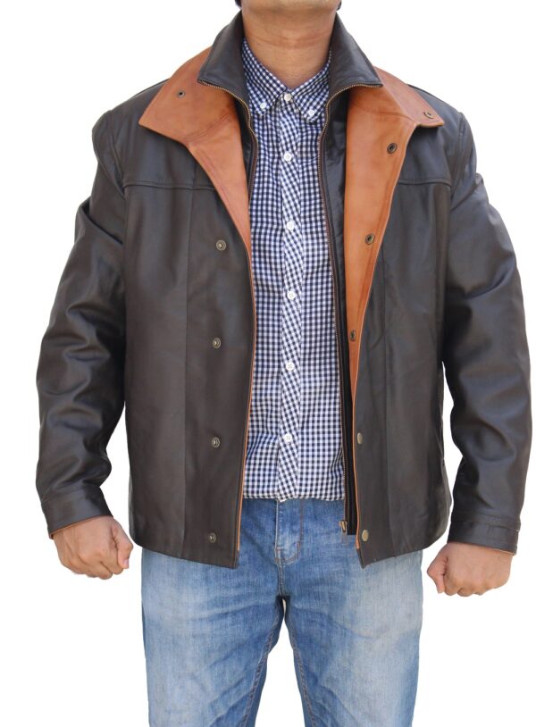 Thomas Rainwaters Yellowstone Gil Birmingham Leather Jacket