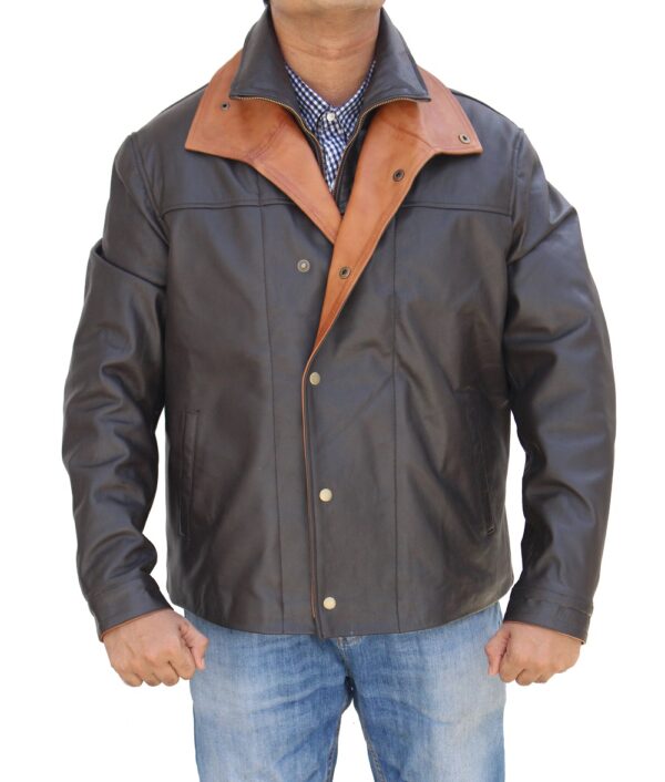 Thomas Rainwaters Yellowstones Gil Birmingham Leather Jacket