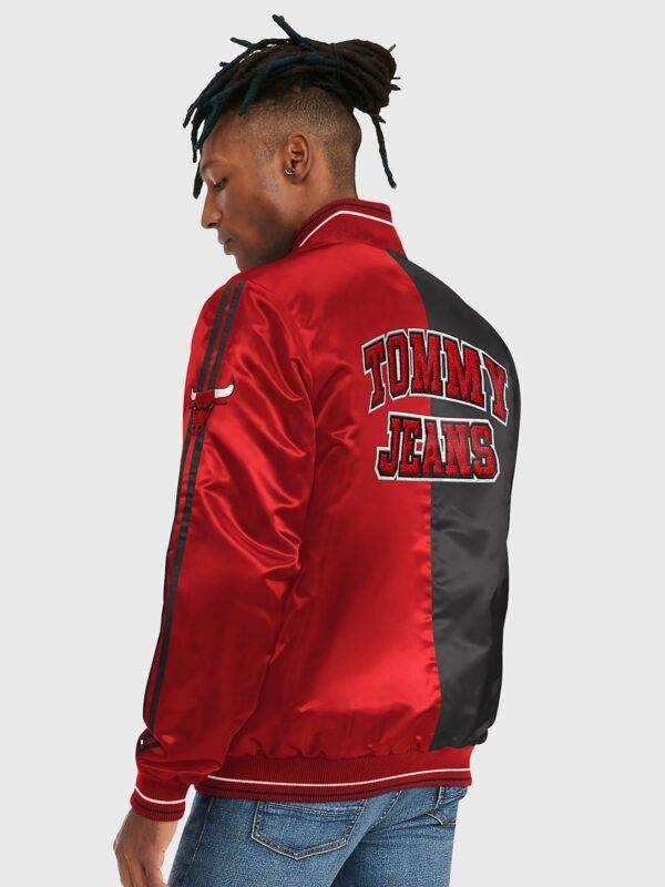 Tommy Jeans And Nba Chicago Bulls Varsity Jacket