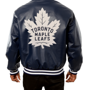 Toronto Maple Leafs Blue Leather Jackets