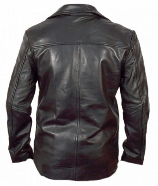Denzel Washington Training Alonzo Black Leather Coat - Right Jackets