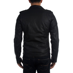 Tripp Black Leathers Jacket (Back)