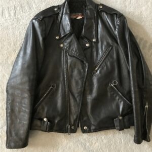 Mens Vintage Brooks Leather Jacket