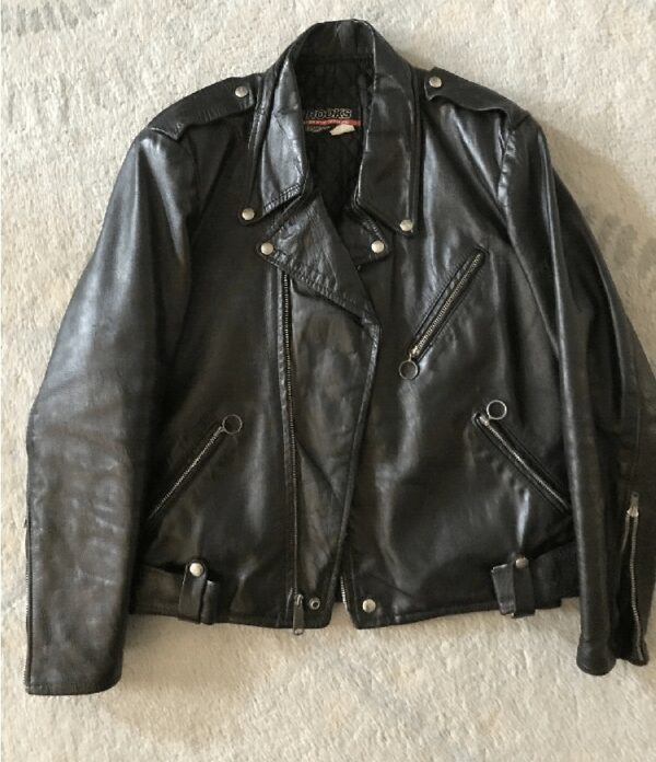 Mens Vintage Brooks Leather Jacket