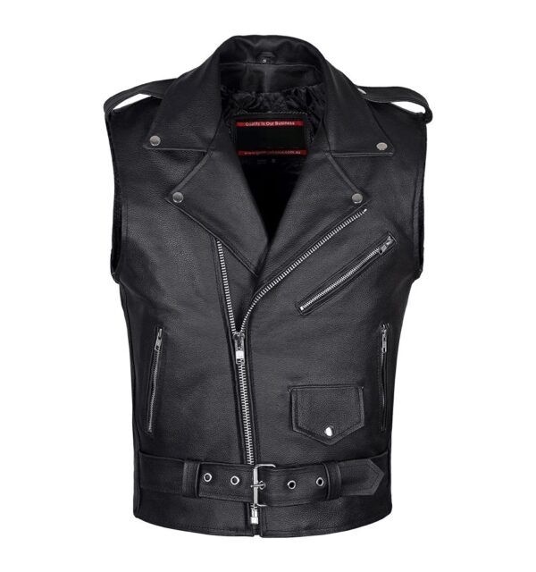 Brando Sleeveless Jacket Style Vest