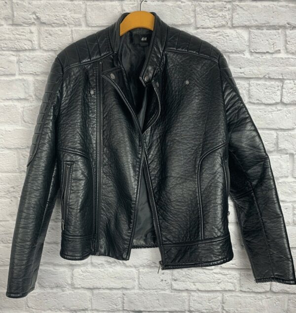 H&M Men’s Quilted Leather Jacket