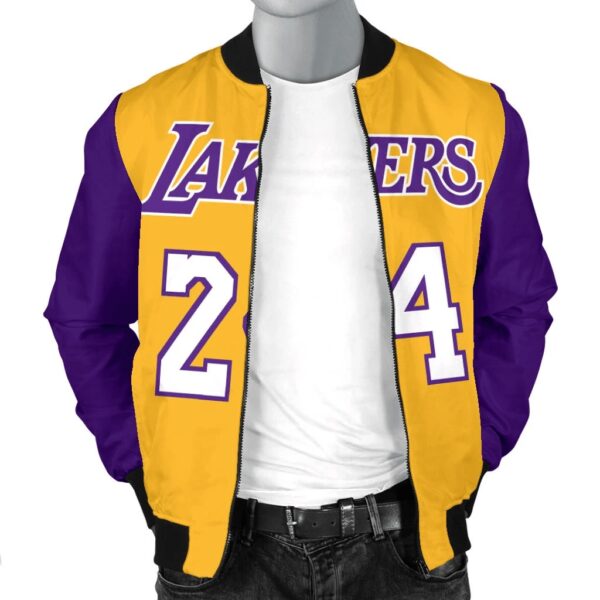 Kobe Bryant Bomber Leather Jacket