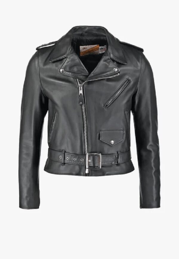 Schott Beat Down Moto Leather Jacket