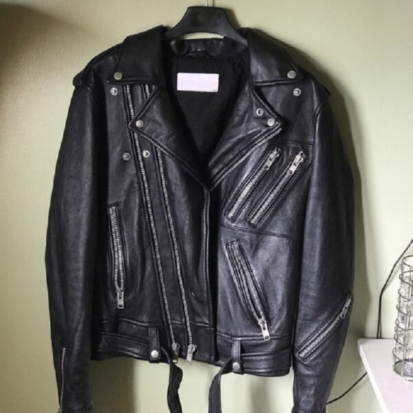 Saint Laurent Paris Biker Leather Jacket