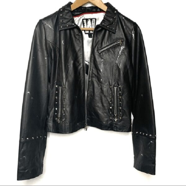 Led Zeppelin Black Leather Jacket