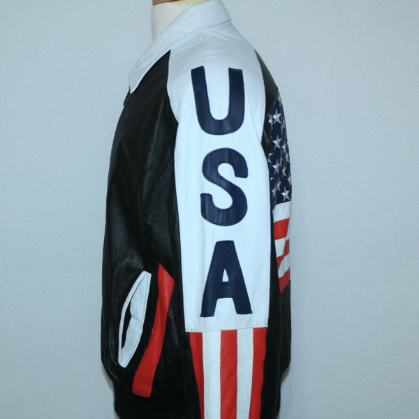 Usa Flag Leather Jackets