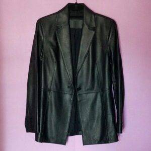 Valerie Stevens Black Leather Jacket