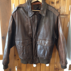 Vintage Gap Mens Leather Jacket