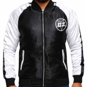 WWE Dolph Ziggler Black and White Bomber Jacket