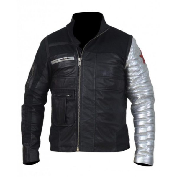 Winter Soldier Civil War Leather Jacket