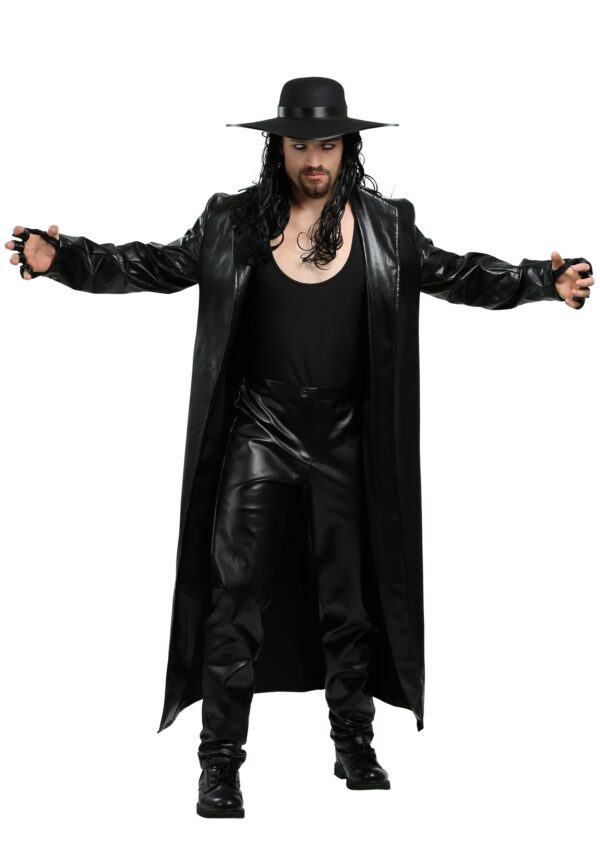 Wwe Undertaker Mens Leather Coat