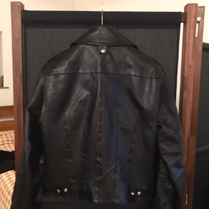 48 Yang Li Black Leathers Jacket
