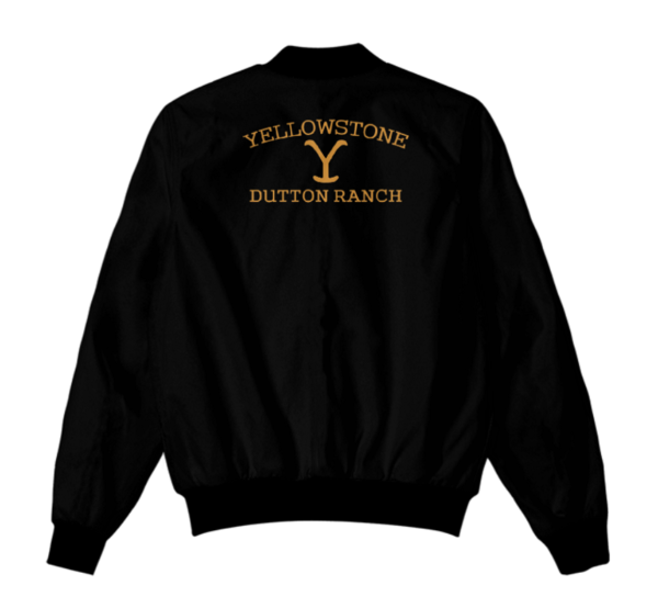 Yellowstone Duttons Ranch Bomber Satin Jacket