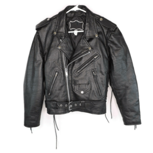 Zegna Sport Biker Leather Jacket