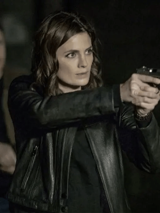Womens Emily Byrne Stana Katicabsentia Leather Jacket