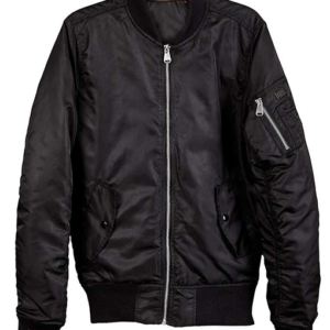 Mens Club Of America Shit Talkers Bomber Satin Jacket