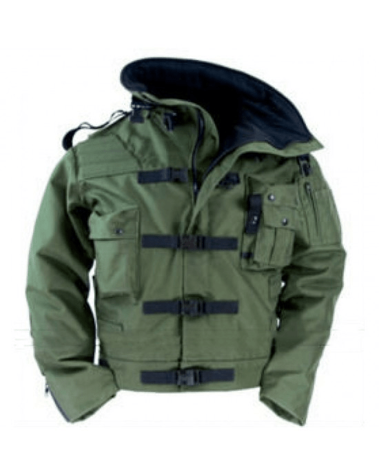Mythbusters Adam Savage Military Green Jacket - Right Jackets