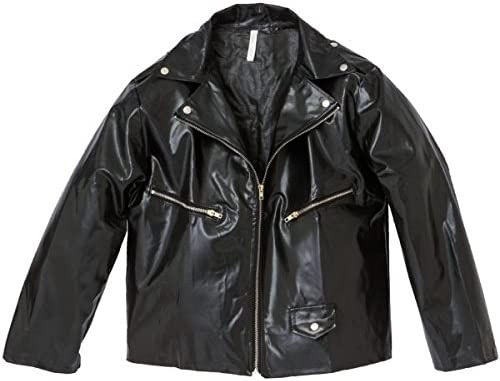 Boys Studded Greaser Leather Jacket