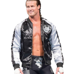 Dolph Ziggler Wwe Black And White Bomber Jacket