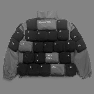 Black And Grey Keyboard Jacket