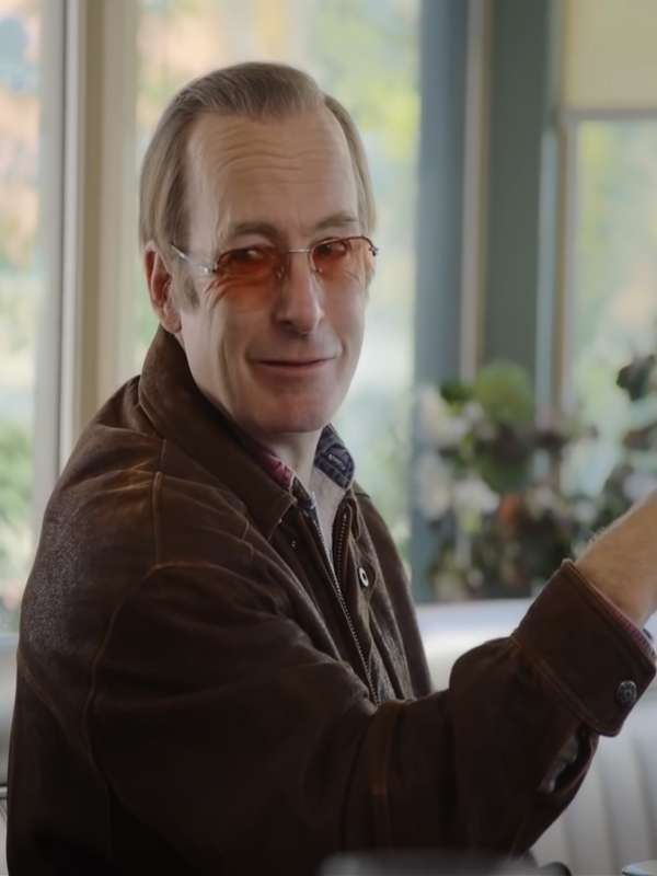 Bob Odenkirk I Think You Should Leave With Tim Robinson Leather Jacket