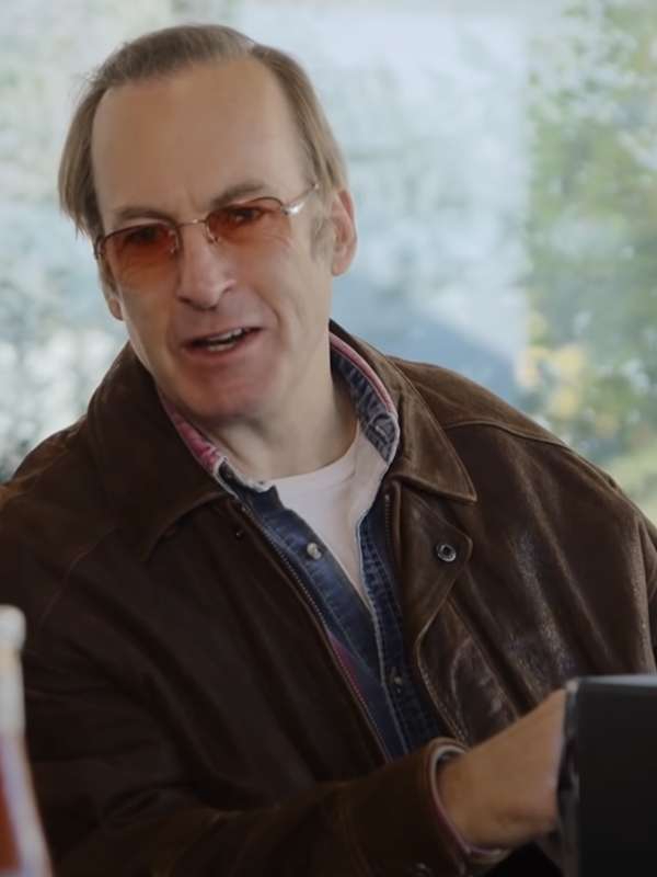Bob Odenkirk I Think You Should Leave With Tim Robinson Leather Jacket
