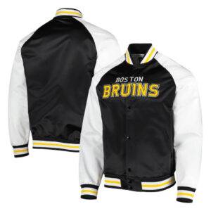 Boston Bruins Prime Time Black And White Jacket
