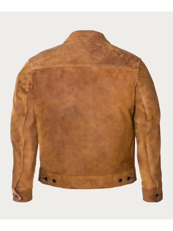 Brandon Sklenar It Ends with Us Suede Leather Jacket