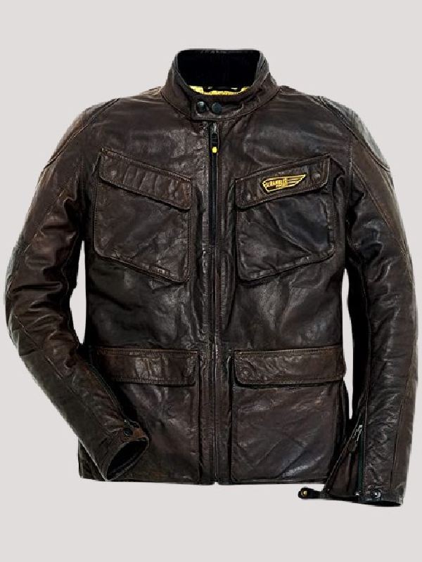 Ducati Scrambler Quattrotasche Leather Jacket