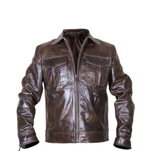 Copper Rub Off Classic Vintage Brown Jacket