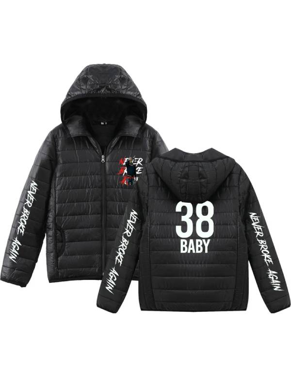 NBA YoungBoy 38 Baby Black Jacket