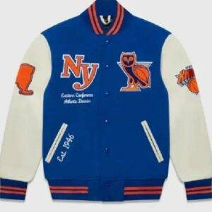 Ovo New York Knicks Wool Varsity Jacket