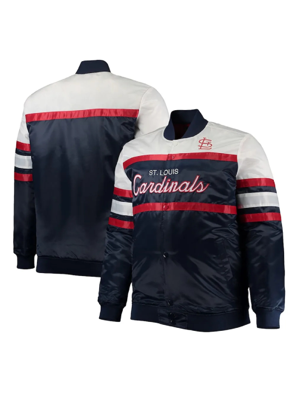 St. Louis Cardinals Coaches Navy Blue Jacket