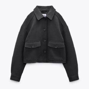 9-1-1 Lone Star Sierra Mcclain Wool Black Jacket