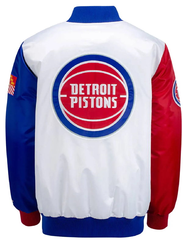 Detroit Pistons Logo Patches Jacket