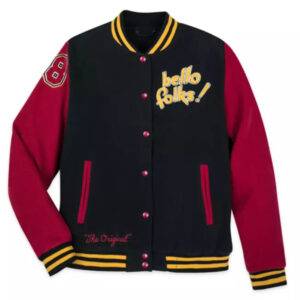 Mickey Mouse and Pluto Wool Letterman Jacket